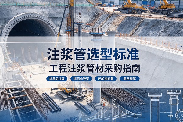 泸县注浆管选型标准
